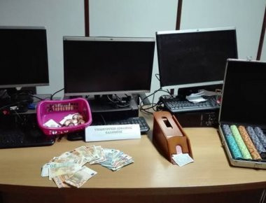 Παράνομη χαρτοπαικτική λέσχη στην Καλαμάτα- Δώδεκα συλλήψεις